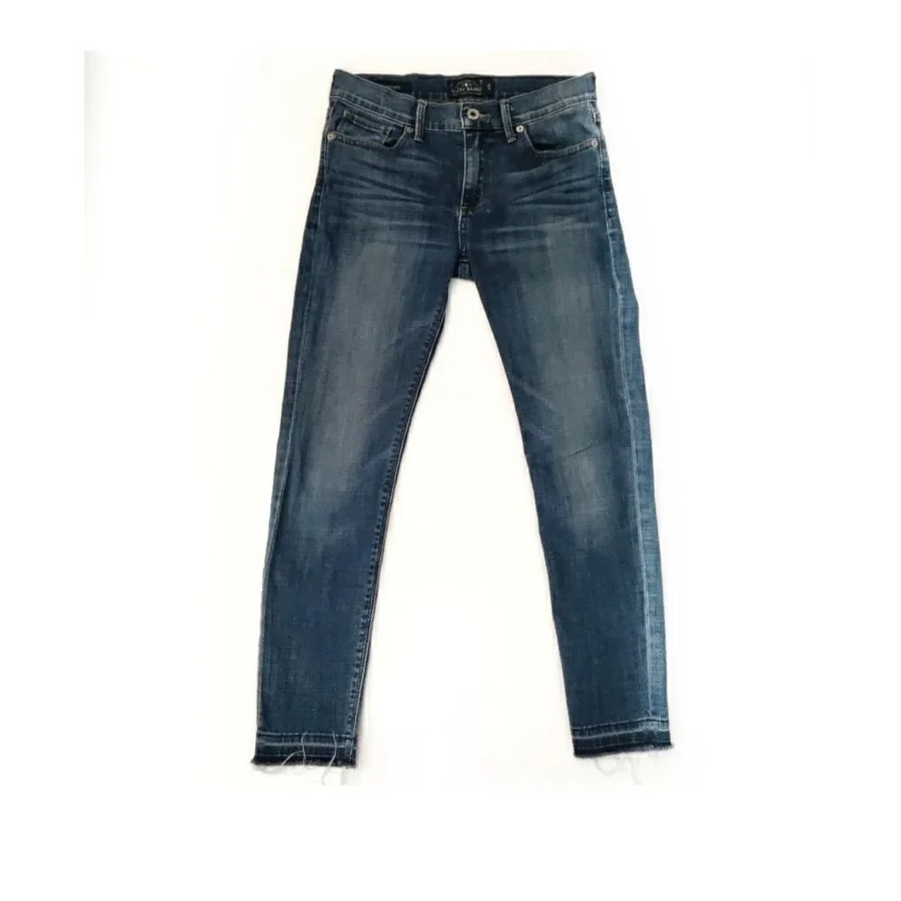 LUCKY BRAND BROOKE CAPRI RELEASED HEM SKINNY JEANS SZ 2/26